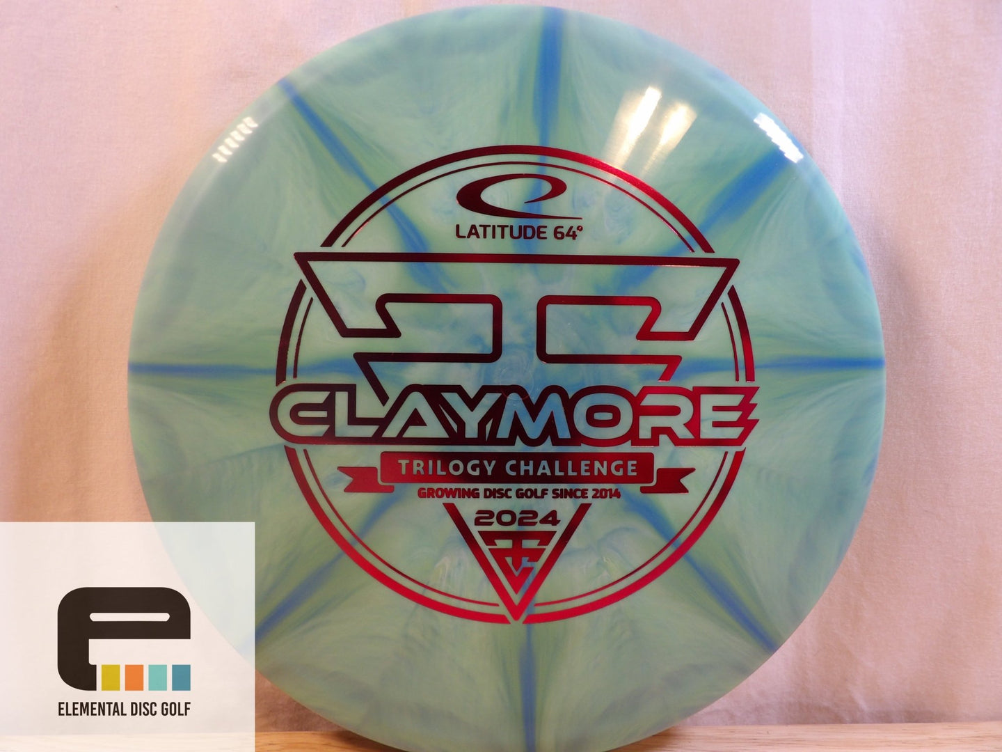 Latitude 64 Gold - Ice Triple Burst Claymore (2024 Trilogy Challenge) - Elemental Disc Golf