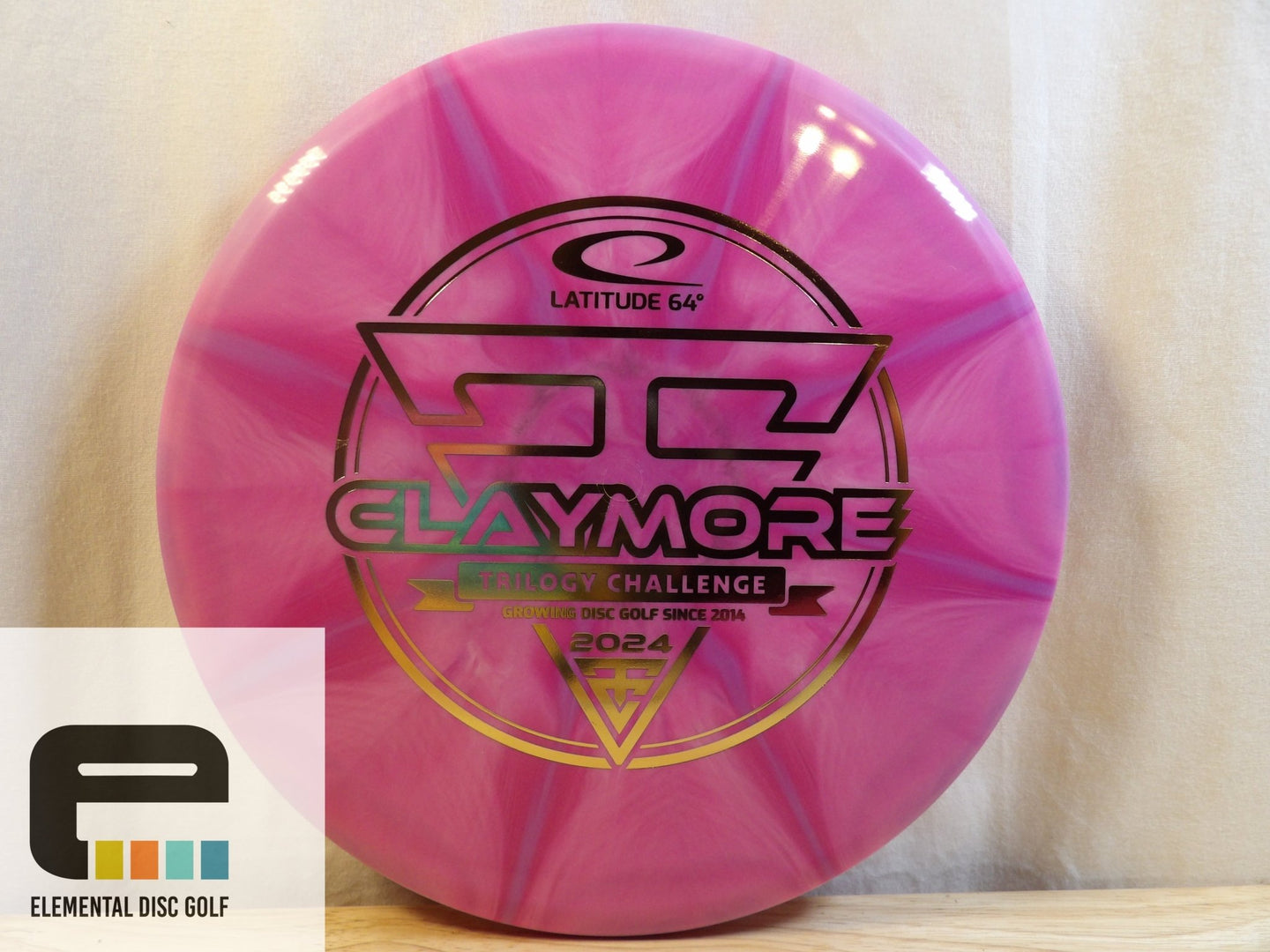 Latitude 64 Gold - Ice Triple Burst Claymore (2024 Trilogy Challenge) - Elemental Disc Golf