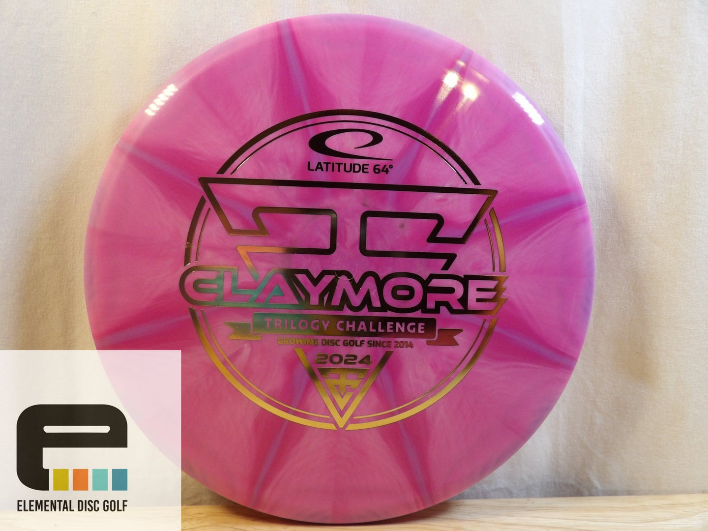 Latitude 64 Gold - Ice Triple Burst Claymore (2024 Trilogy Challenge) - Elemental Disc Golf