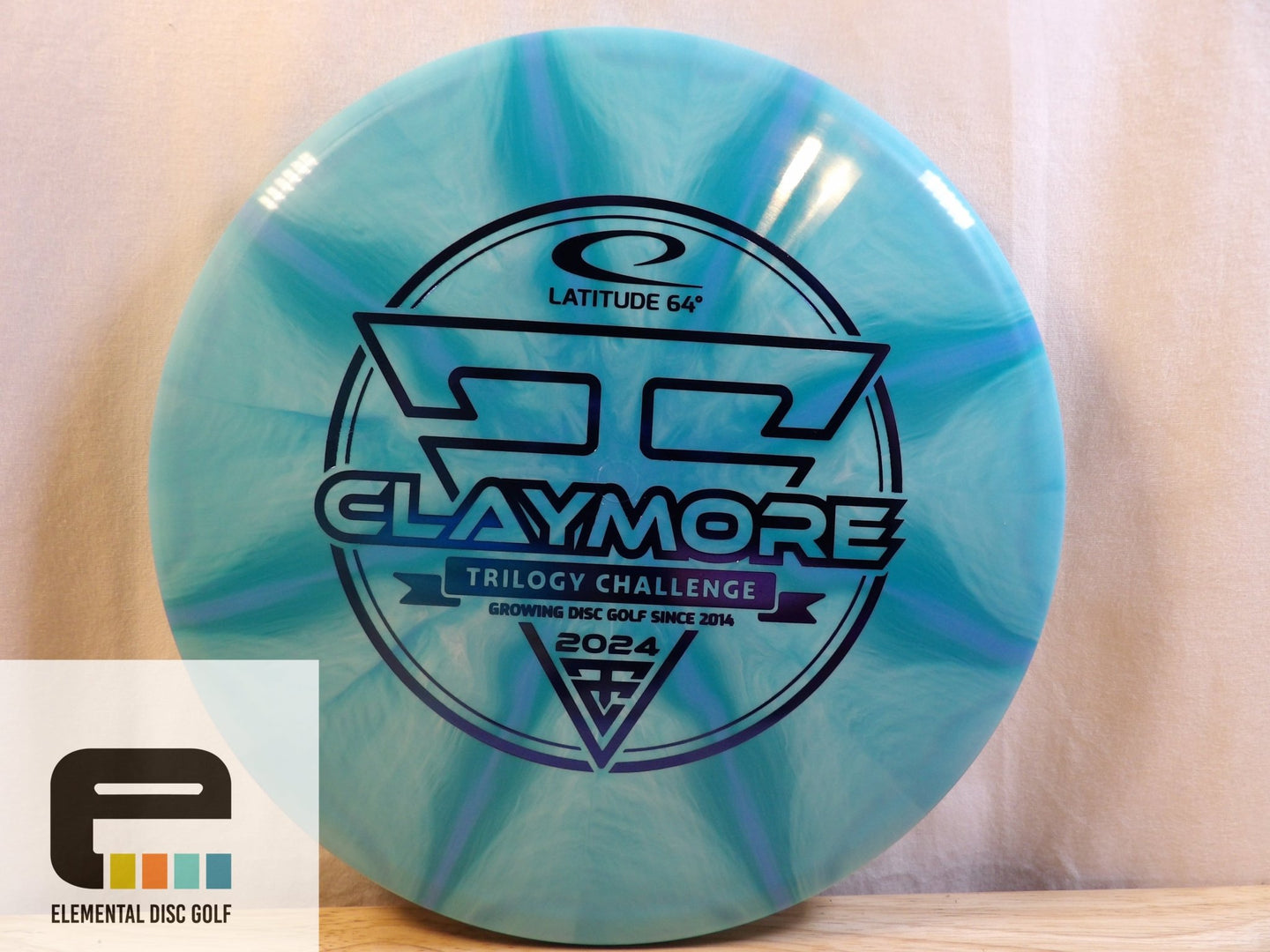 Latitude 64 Gold - Ice Triple Burst Claymore (2024 Trilogy Challenge) - Elemental Disc Golf