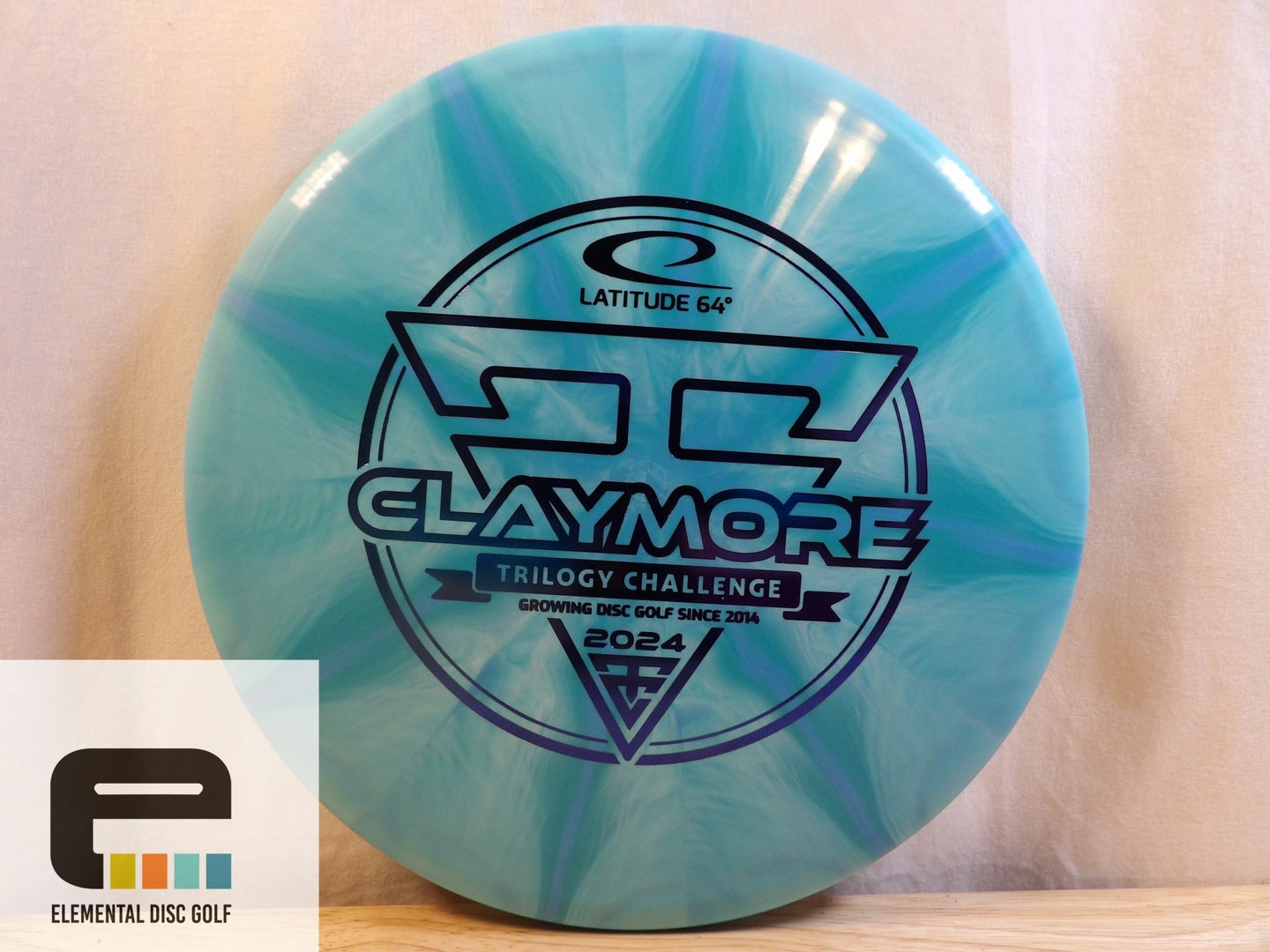 Latitude 64 Gold - Ice Triple Burst Claymore (2024 Trilogy Challenge) - Elemental Disc Golf