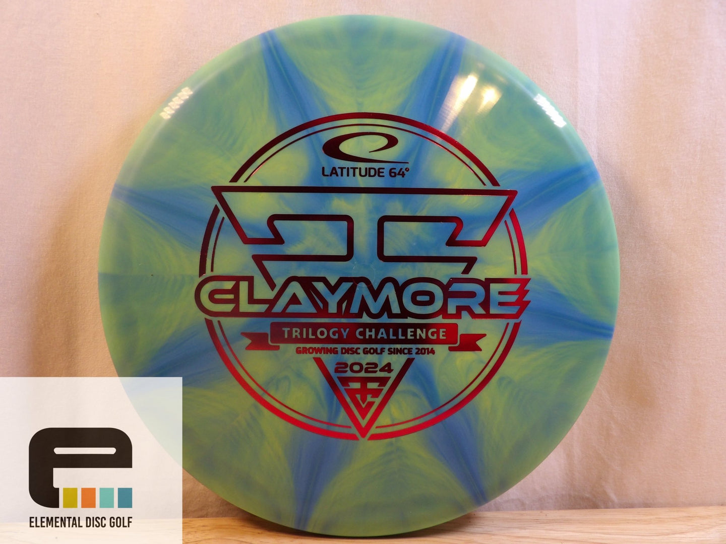 Latitude 64 Gold - Ice Triple Burst Claymore (2024 Trilogy Challenge) - Elemental Disc Golf