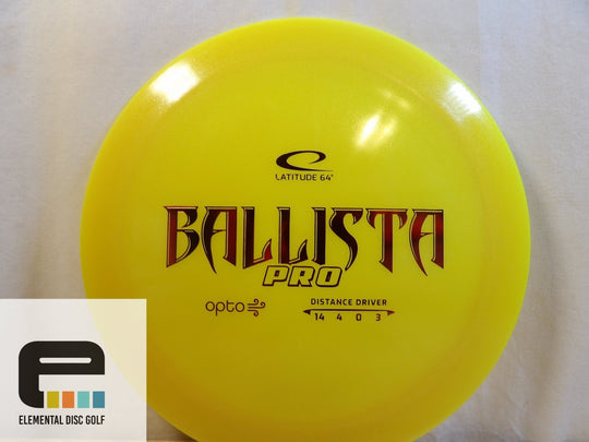 Latitude 64 Opto Air Ballista Pro - Elemental Disc Golf