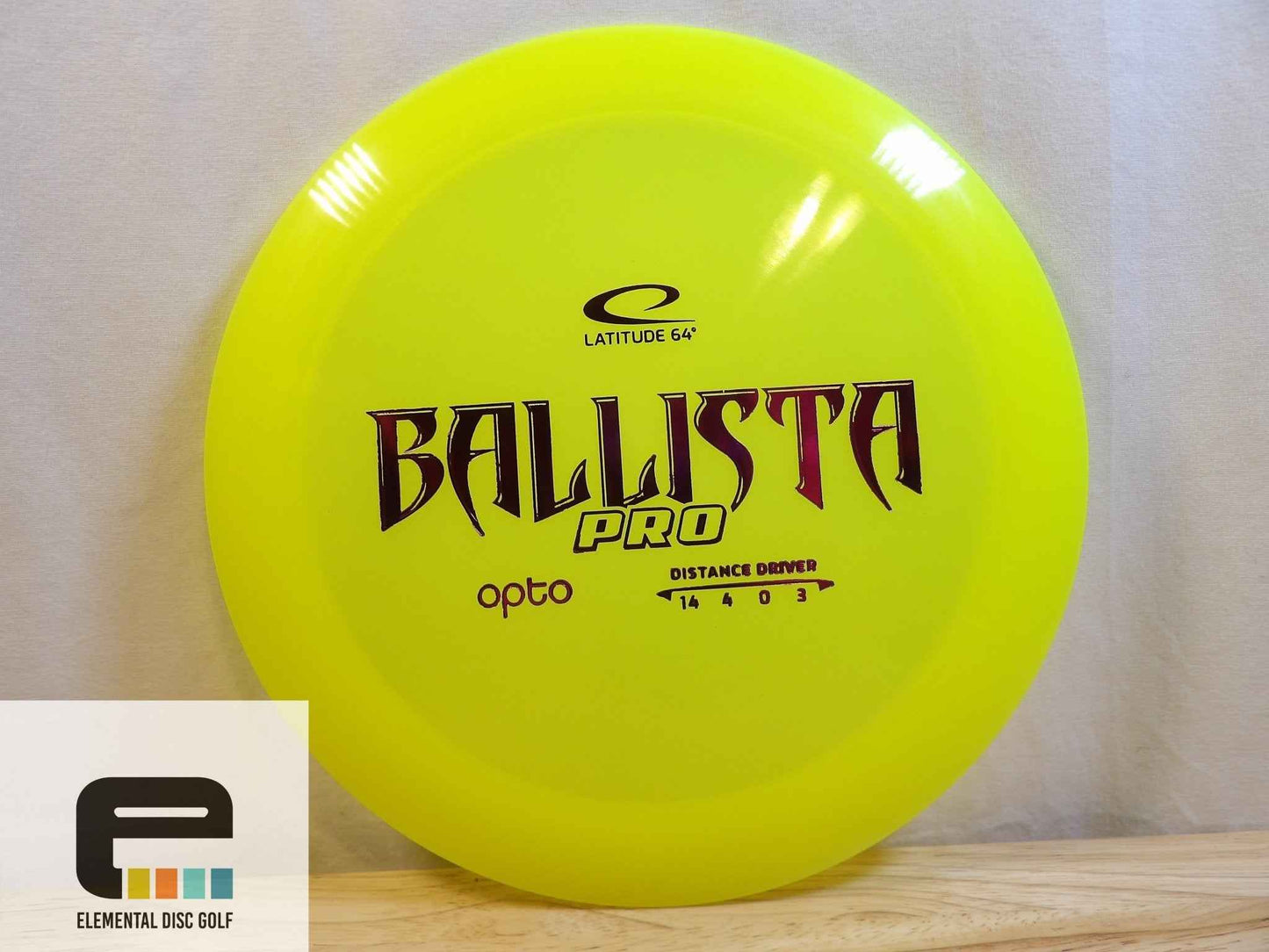 Latitude 64 Opto Ballista Pro (14/4/0/3) - Elemental Disc Golf
