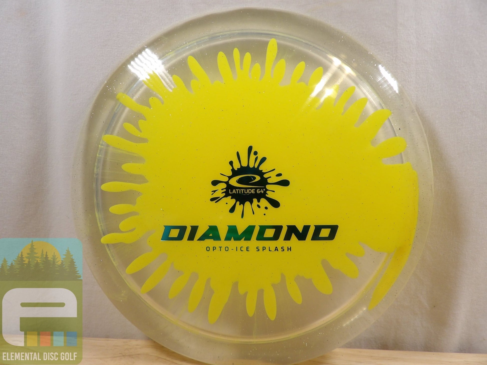 Latitude 64 Opto Ice Sparkle Splash Diamond (8/6/ - 3/1) - Elemental Disc Golf