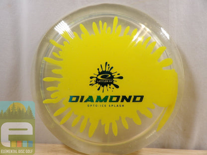 Latitude 64 Opto Ice Sparkle Splash Diamond (8/6/ - 3/1) - Elemental Disc Golf