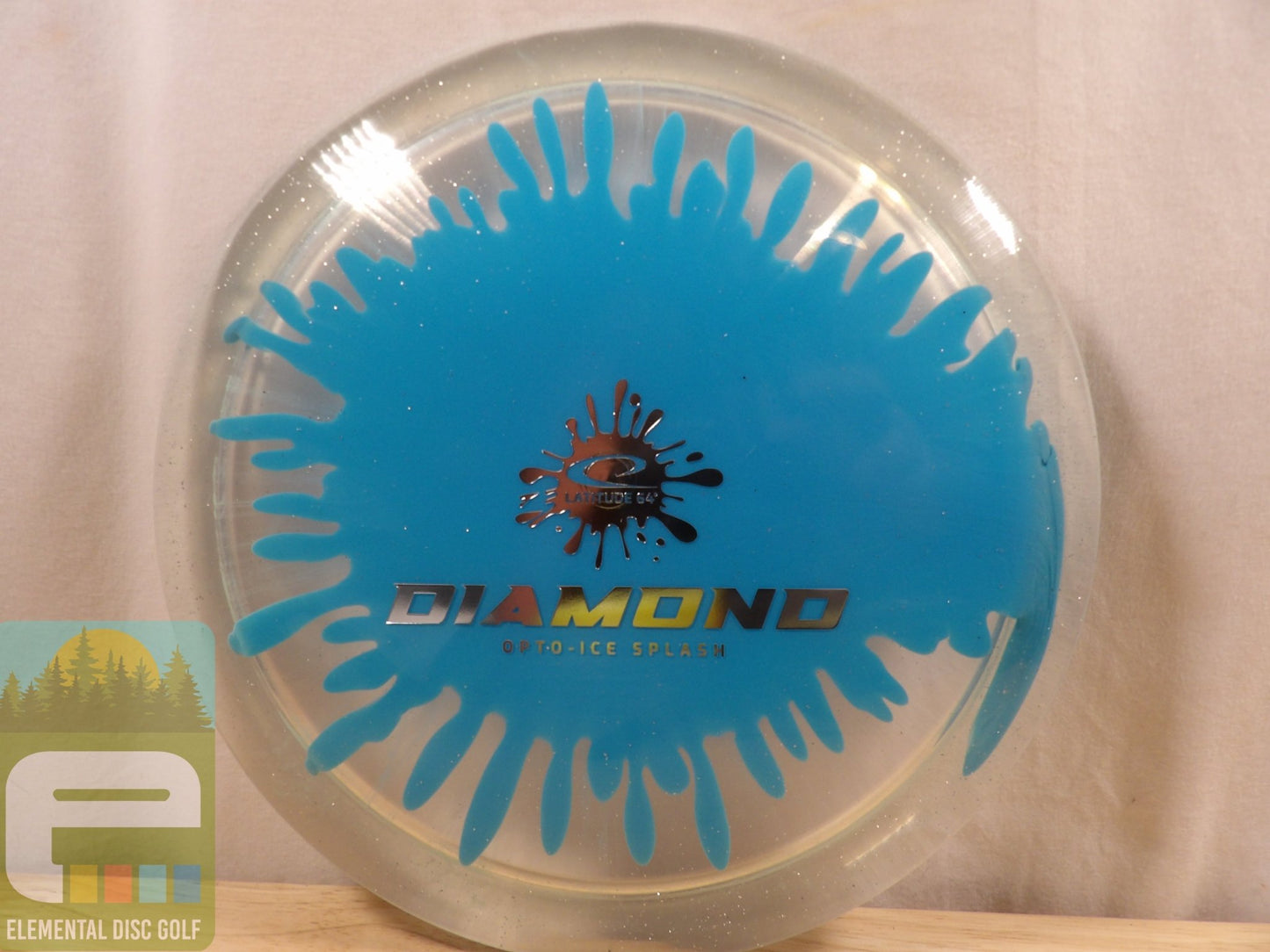 Latitude 64 Opto Ice Sparkle Splash Diamond (8/6/ - 3/1) - Elemental Disc Golf