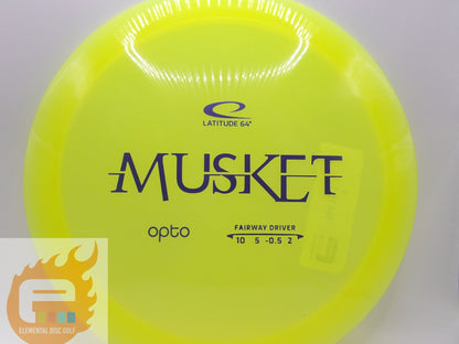 Latitude 64 Opto Musket (10/5/-0.5/2) - Elemental Disc Golf