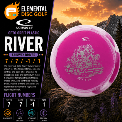 Latitude 64 Opto Orbit River (7/7/-1/1) - Elemental Disc Golf