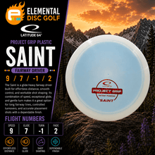 Latitude 64 Project Grip Saint (9/7/-1/2) - Elemental Disc Golf