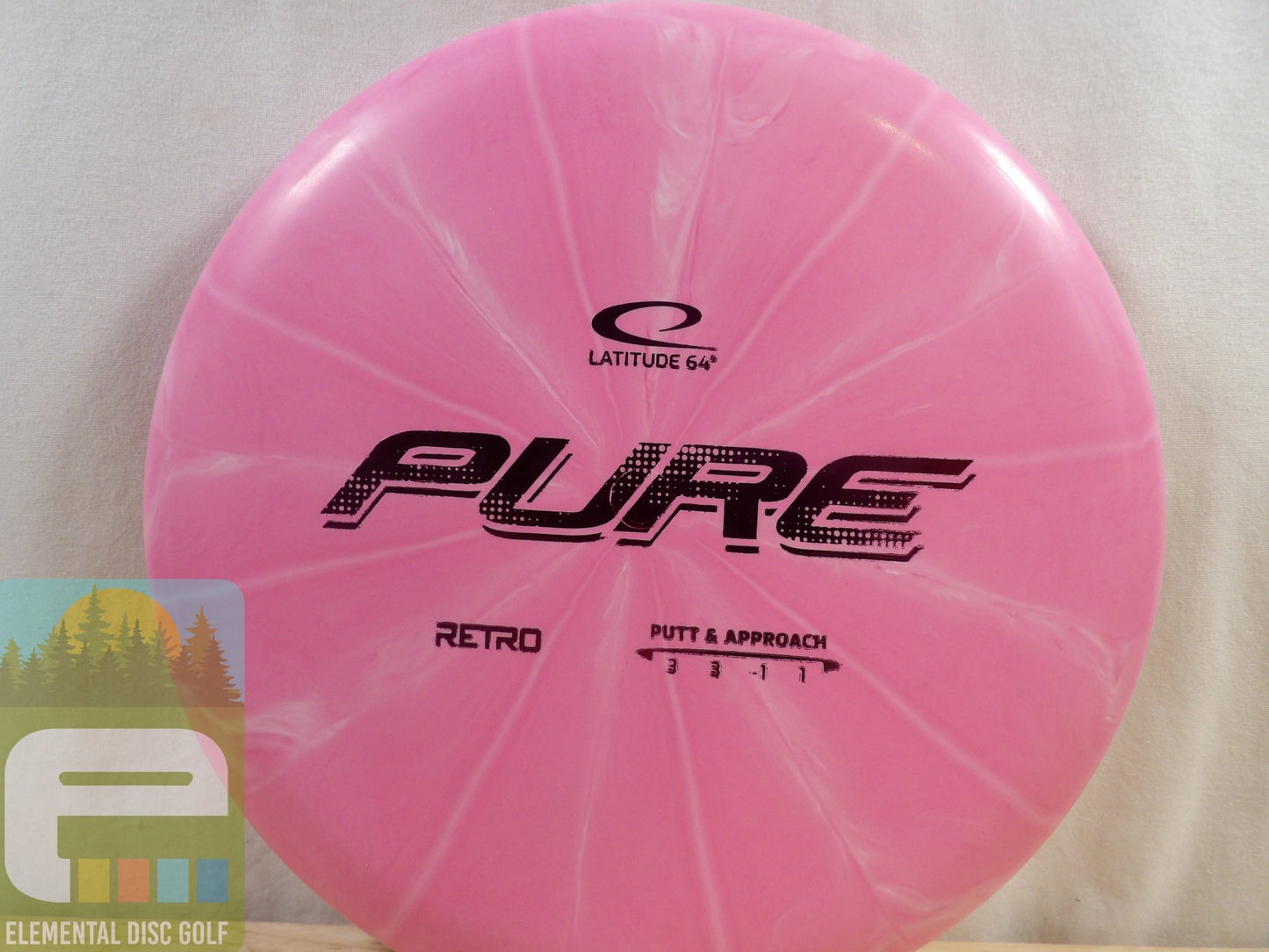 Latitude 64 Retro Burst Pure (3/3/ - 1/1) - Elemental Disc Golf