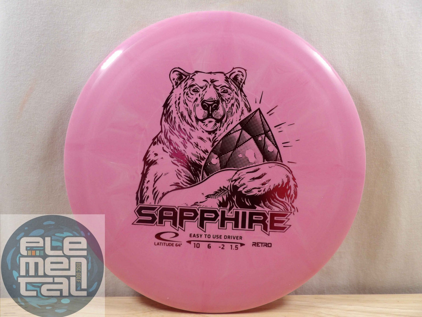 Latitude 64 Retro Burst Sapphire (10/6/-2/1.5) - Elemental Disc Golf