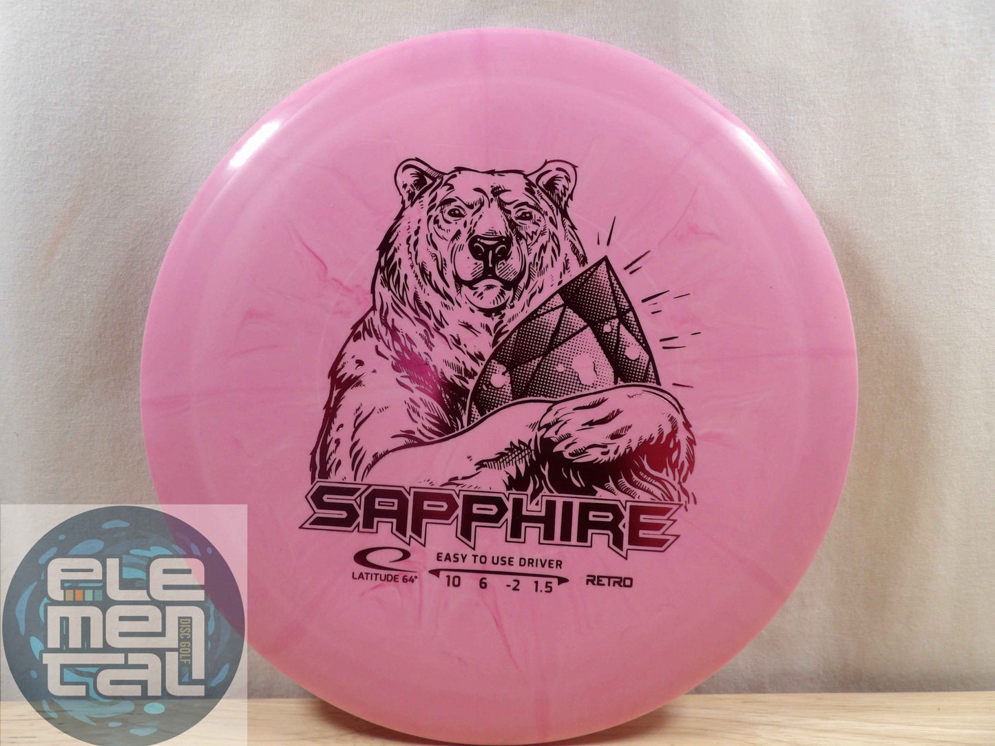 Latitude 64 Retro Burst Sapphire (10/6/-2/1.5) - Elemental Disc Golf