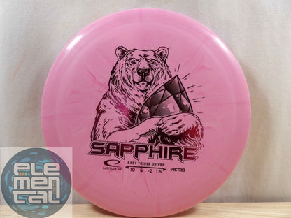 Latitude 64 Retro Burst Sapphire (10/6/-2/1.5) - Elemental Disc Golf