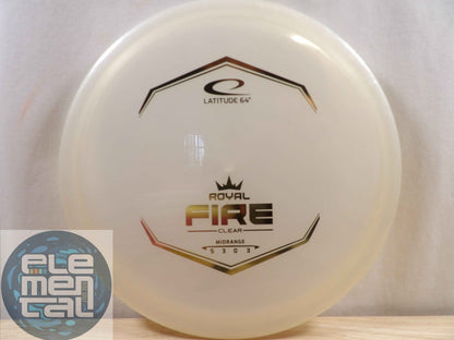 Latitude 64 Royal Clear Fire (5/3/0/3) - Elemental Disc Golf