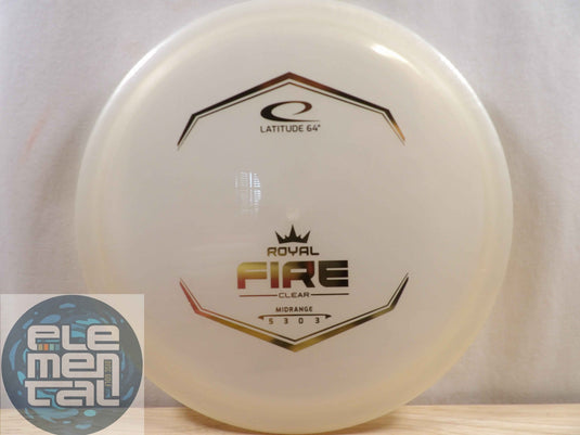 Latitude 64 Royal Clear Fire (5/3/0/3) - Elemental Disc Golf