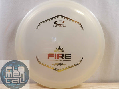 Latitude 64 Royal Clear Fire (5/3/0/3) - Elemental Disc Golf