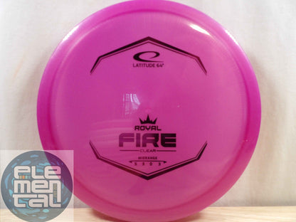 Latitude 64 Royal Clear Fire (5/3/0/3) - Elemental Disc Golf