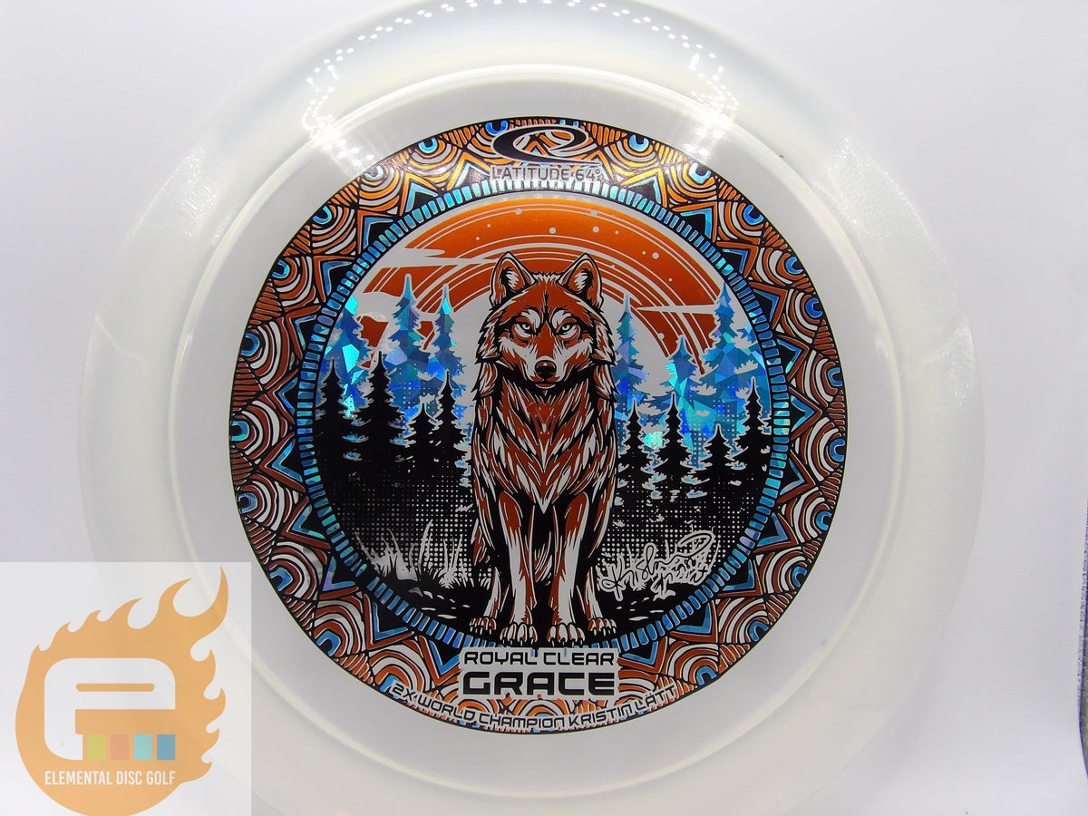Latitude 64 Royal Clear Grace (11/6/-1/2) - Kristin Latt Tour Series - Elemental Disc Golf