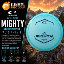 Latitude 64 Royal Clear Mighty (7/5/-1/2) - Elemental Disc Golf