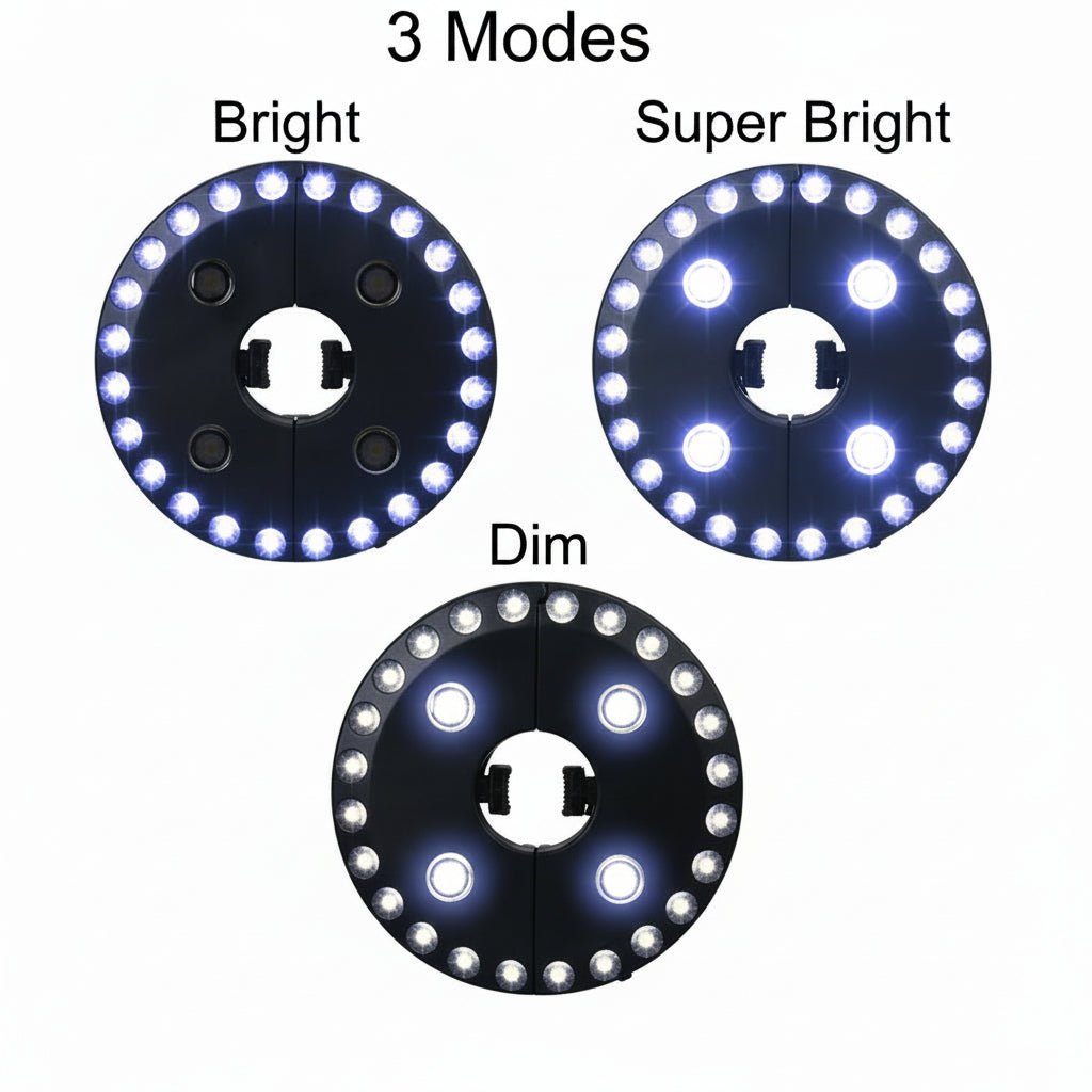 LED Disc Golf Basket Light for Glow Disc or Practice at Night - Elemental Disc Golf