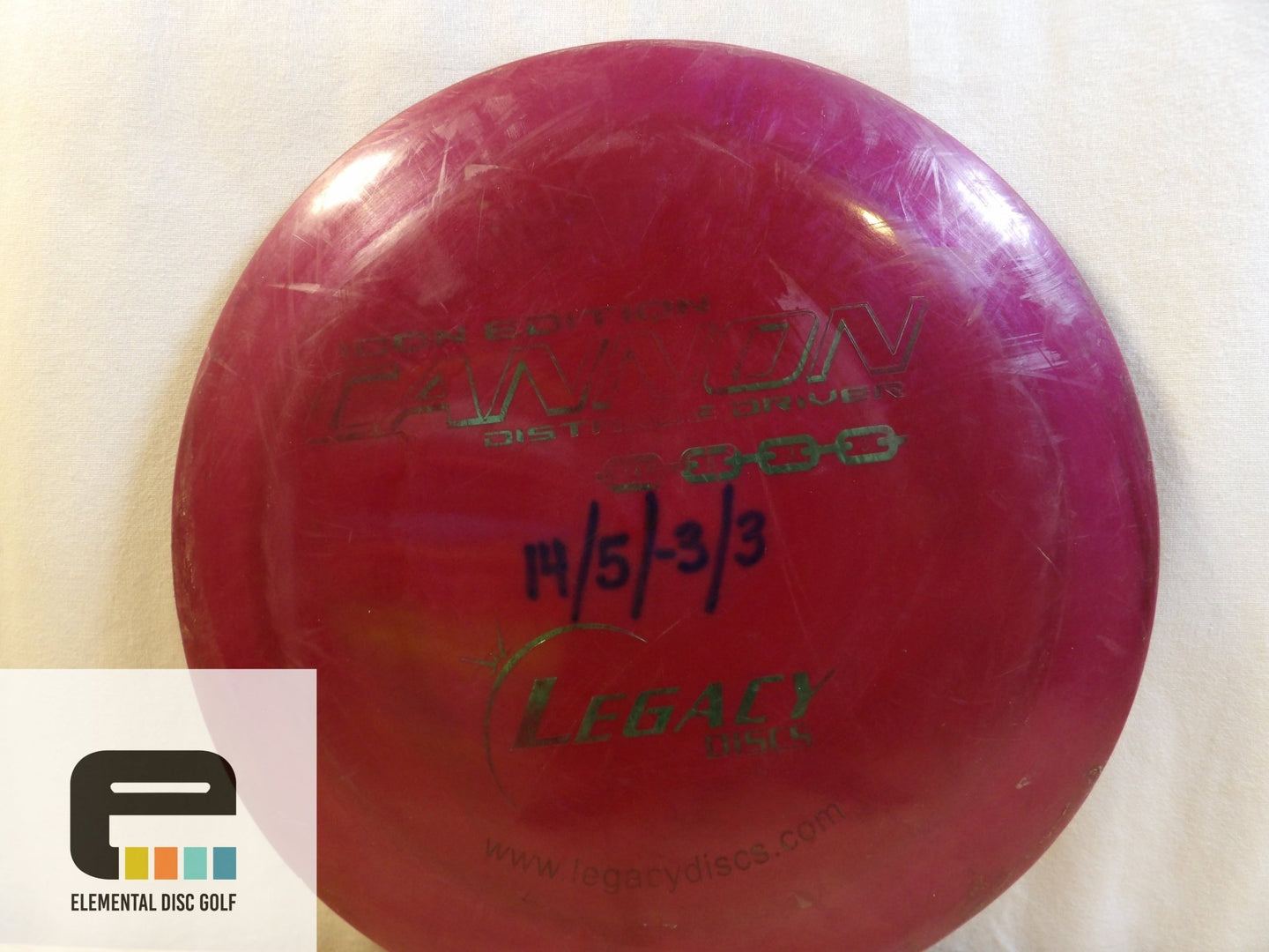 Legacy Discs Cannon (USED) - Elemental Disc Golf