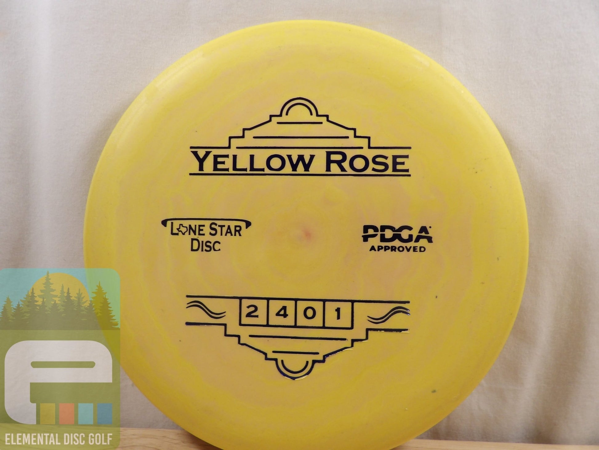 Lone Star Delta 1 Yellow Rose (2/4/0/1) - Elemental Disc Golf