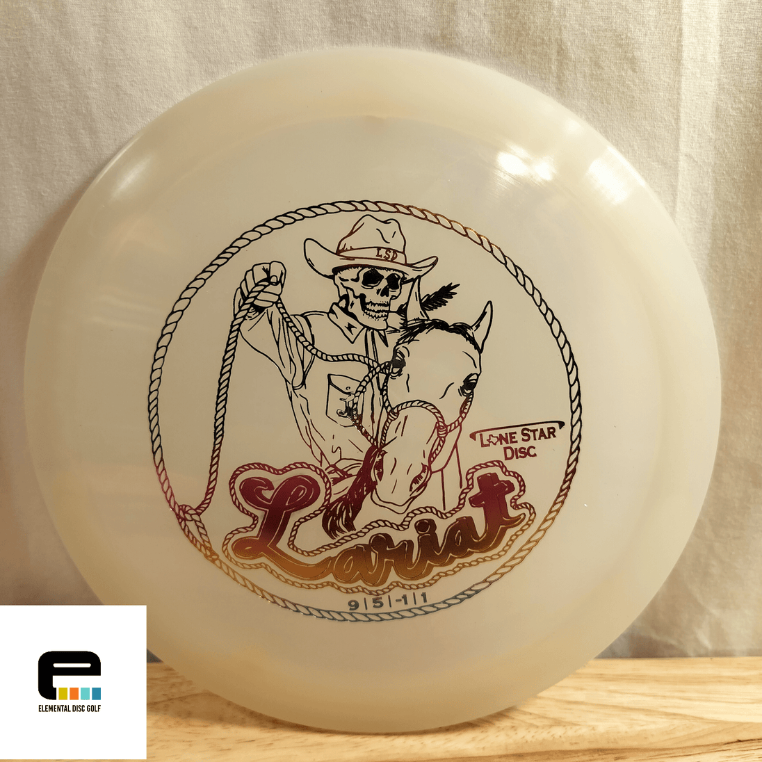 Lone Star Glow Lariat - Elemental Disc Golf