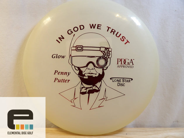 Lone Star Glow Penny Putter - Elemental Disc Golf