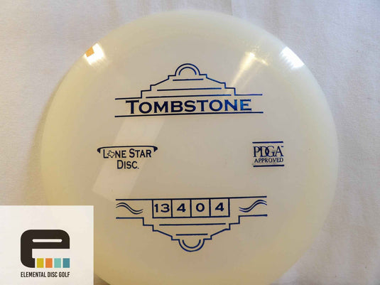 Lone Star Glow Tombstone (13/4/0/4) - Elemental Disc Golf