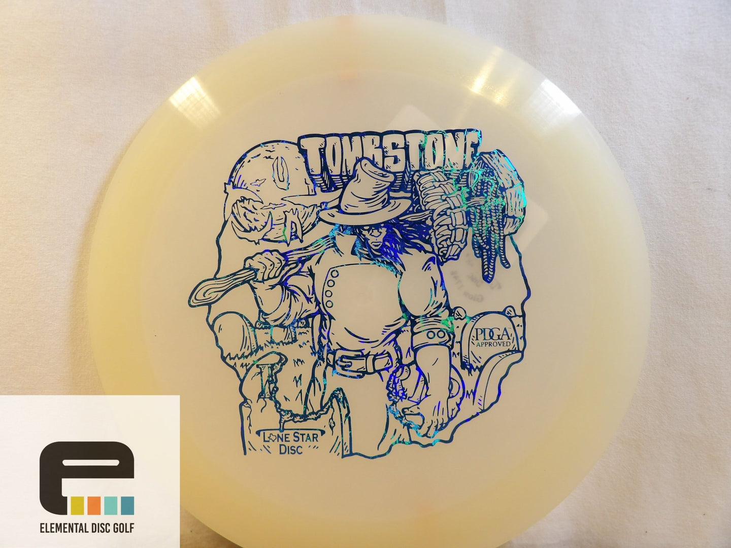 Lone Star Glow Tombstone - Elemental Disc Golf