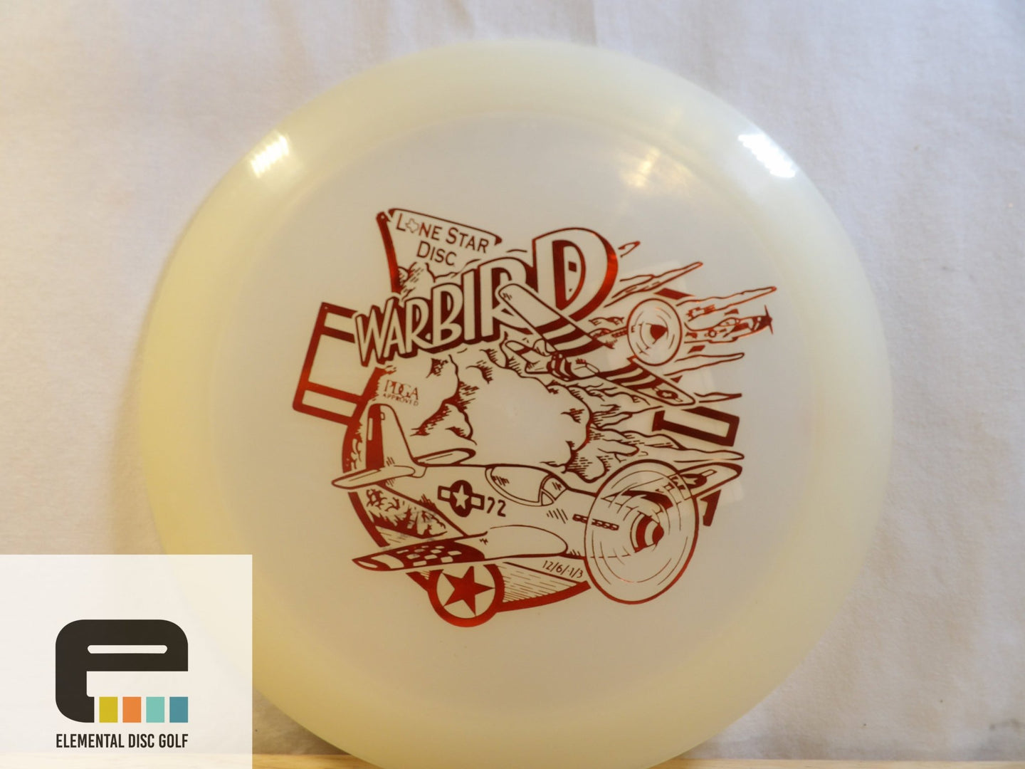 Lone Star Glow Warbird - Elemental Disc Golf