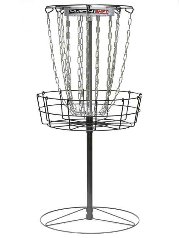 Mach Shift 3-in-1 Portable Adjustable Disc Golf Basket - Elemental Disc Golf