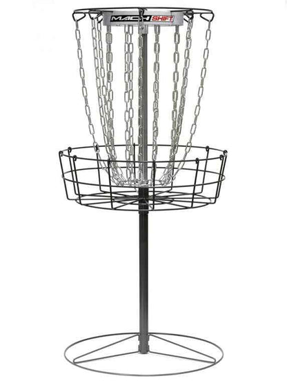 Mach Shift 3-in-1 Portable Adjustable Disc Golf Basket - Elemental Disc Golf
