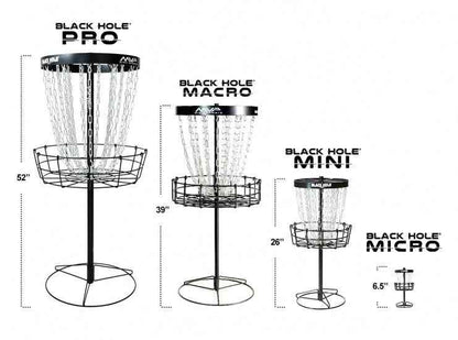 MVP Black Hole Macro Disc Golf Basket - Elemental Disc Golf