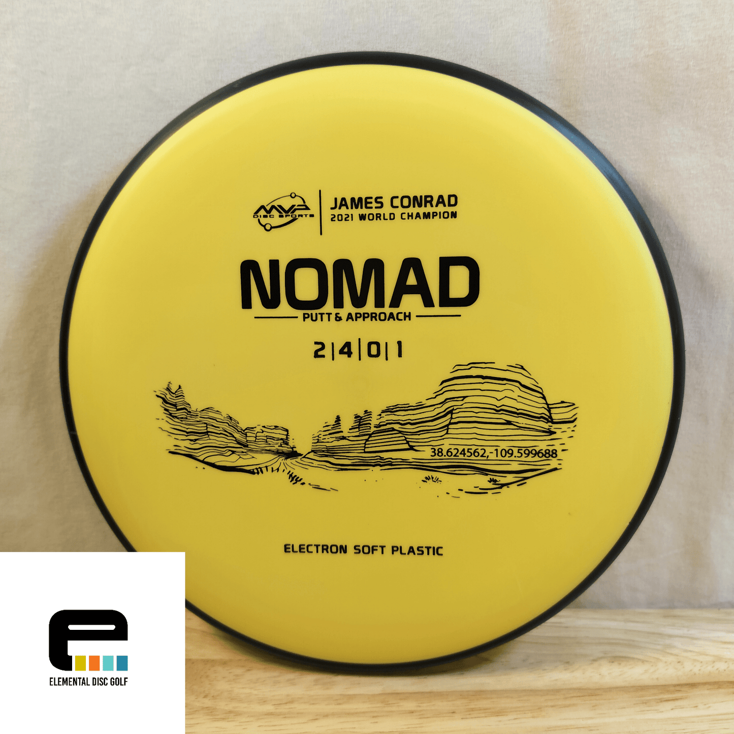 MVP Electron Soft Nomad (2/4/0/1) - Elemental Disc Golf