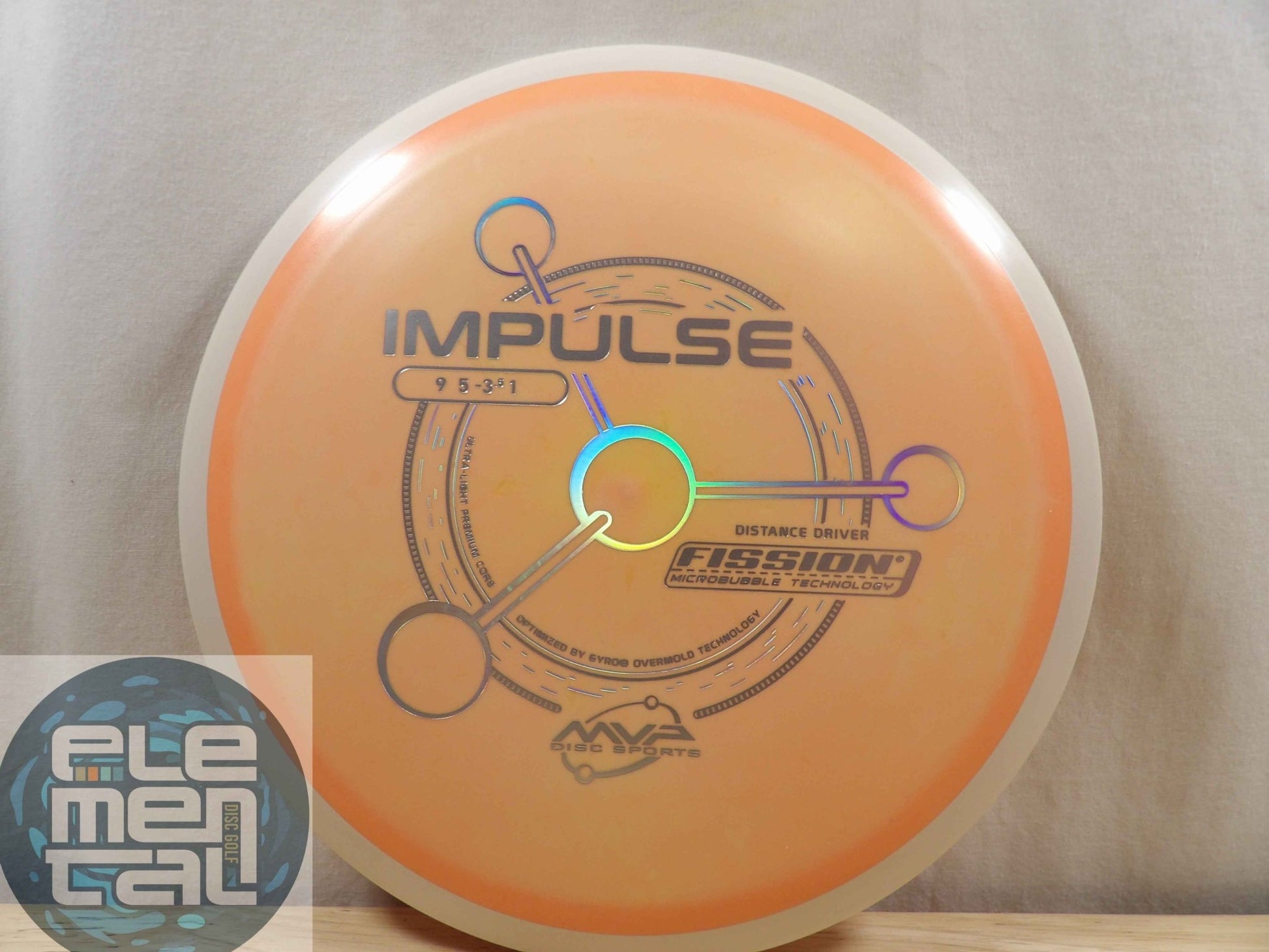 Mvp Fission Impulse (9/5/-3.5/1) - Elemental Disc Golf