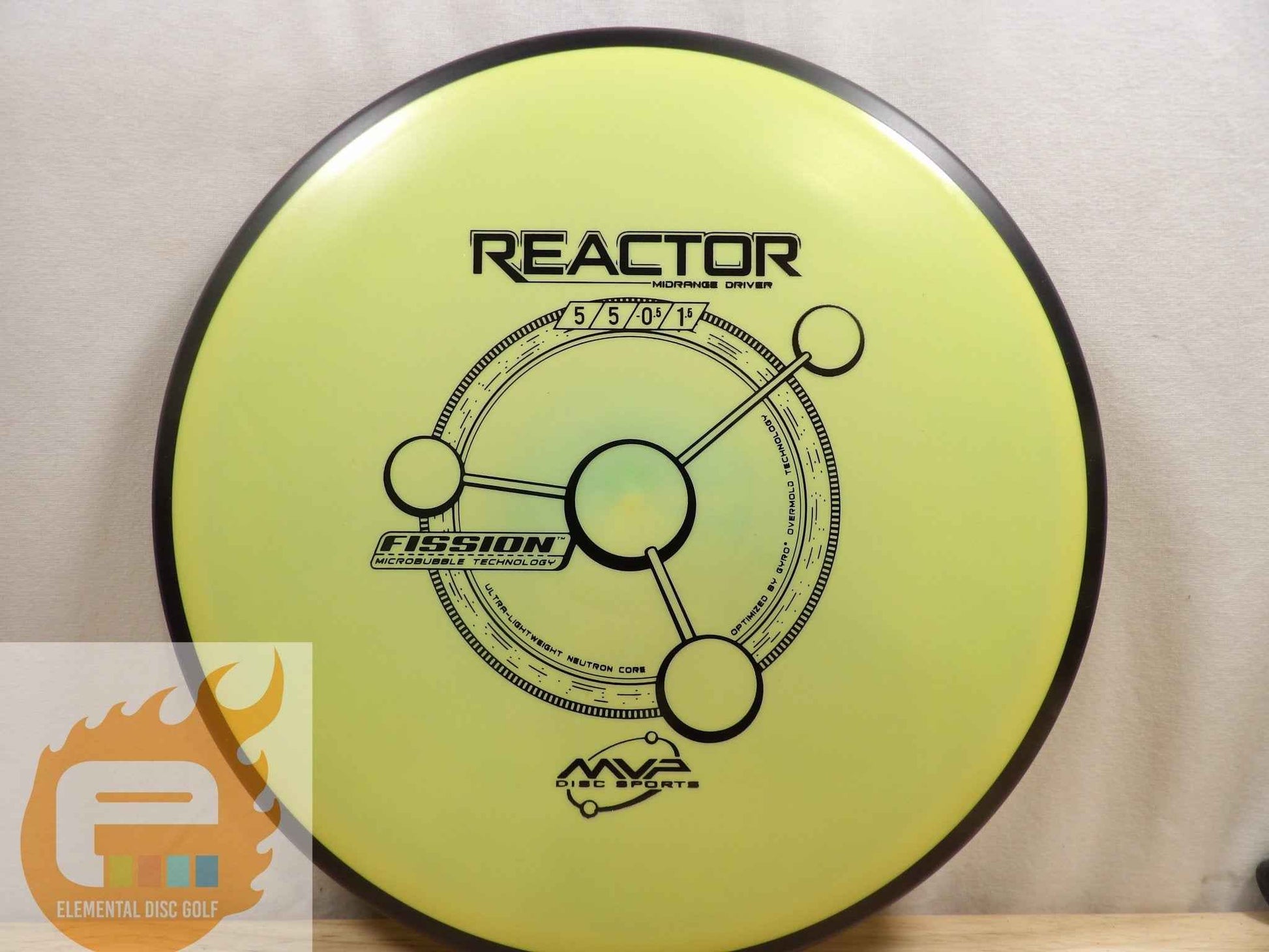 MVP Fission Reactor (5/5/-0.5/1.5) - Elemental Disc Golf