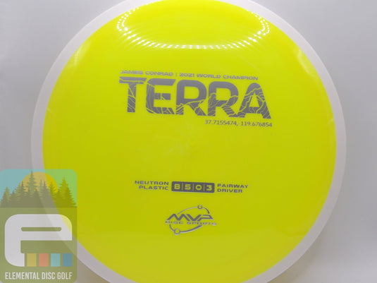 MVP Neutron Terra ( 8 / 5 / 0 / 3 ) - Elemental Disc Golf