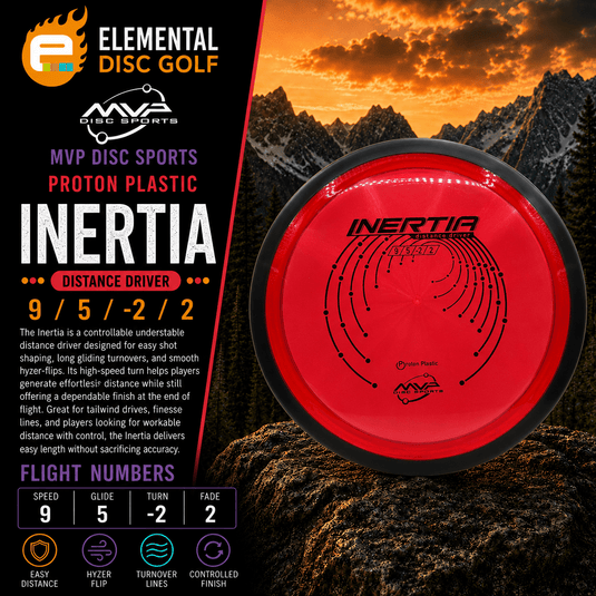 MVP Proton Inertia (9/5/-2/2) - Elemental Disc Golf
