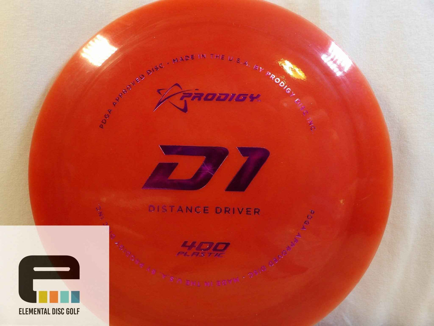 Prodigy 400 D1 (12/5/0/4) - Elemental Disc Golf