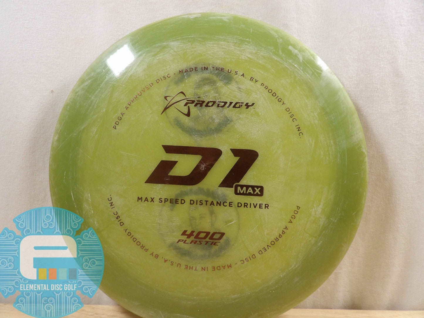 Prodigy 400 D1 Max (USED - 7.5/10) - Elemental Disc Golf