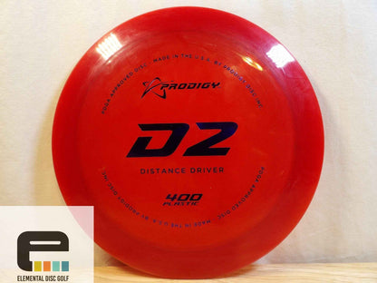 Prodigy 400 D2 ( 12 / 5 / 0 / 3 ) - Elemental Disc Golf