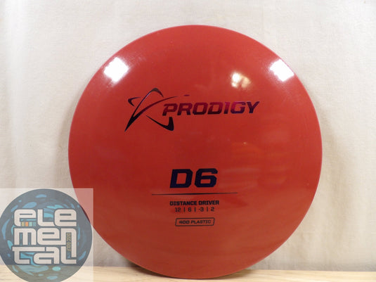 Prodigy 400 D6 ( 12 / 6 / -3 / 2 ) - Elemental Disc Golf