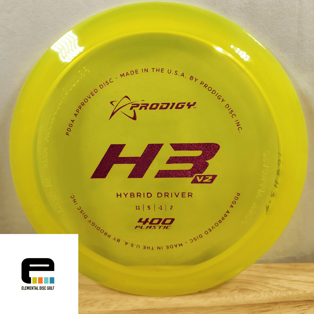 Prodigy 400 H3v2 - Elemental Disc Golf