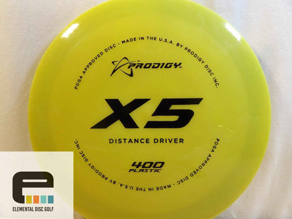 Prodigy 400 X5 ( 13 / 5 / -4 /1 ) - Elemental Disc Golf