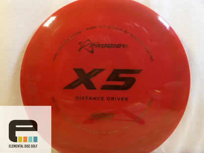 Prodigy 400 X5 - Elemental Disc Golf