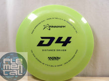 Prodigy 400g D4 (12/5/-2/2) - Elemental Disc Golf