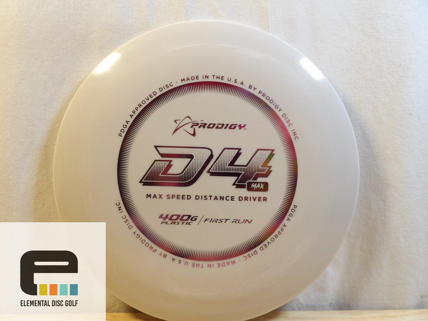 Prodigy 400g D4 Max - Elemental Disc Golf