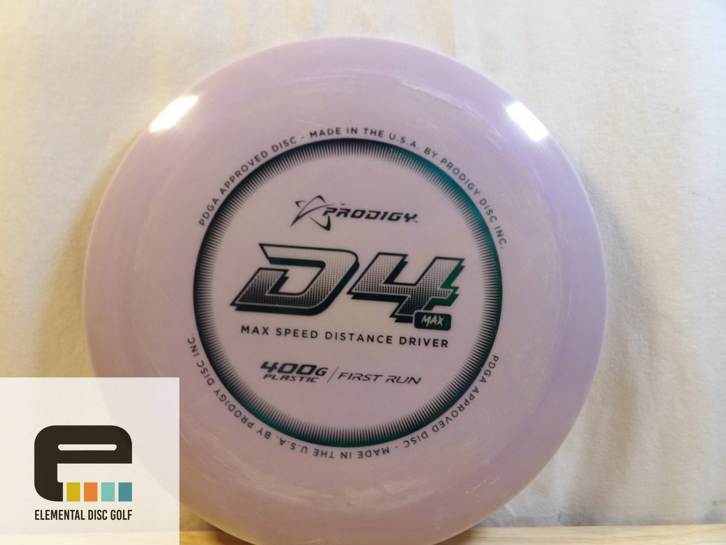 Prodigy 400g D4 Max - Elemental Disc Golf